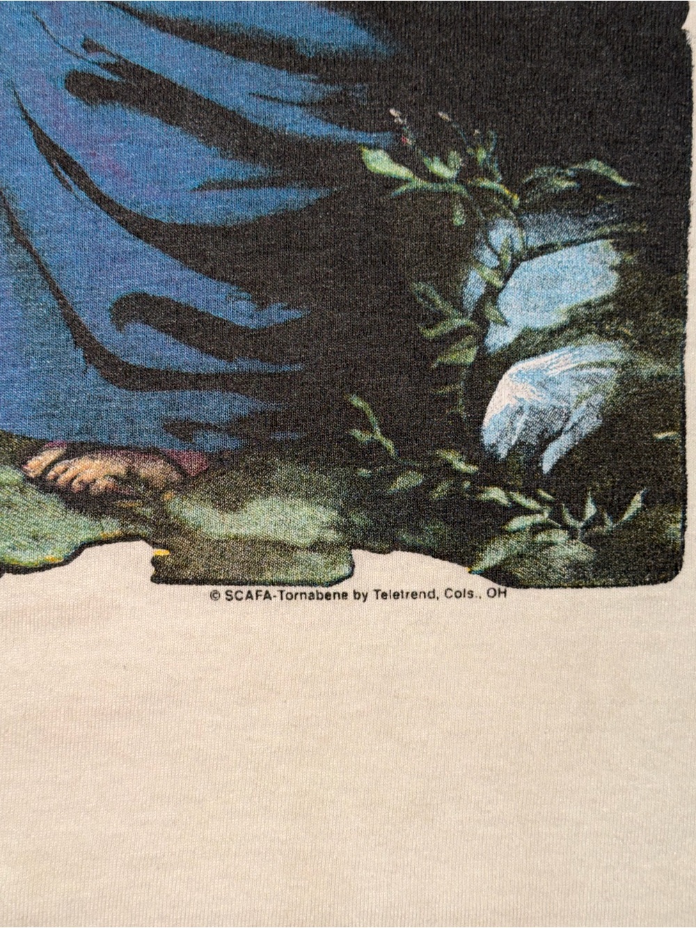 Vintage Jesus Christ John 12:46 Scafa Tornabene T Shirt XL Single Stitch USA - Picture 6 of 12